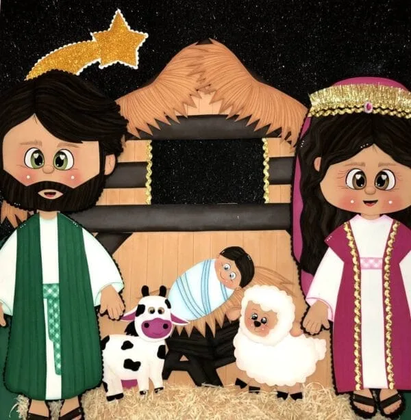 LANÇAMENTO Molde em PDF,O Nascimento de Jesus O Verdadeiro Natal - Imagem 12