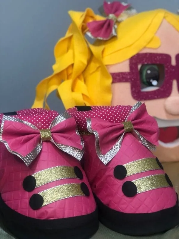 Cabeção de Espuma menina Loira - Imagem 2